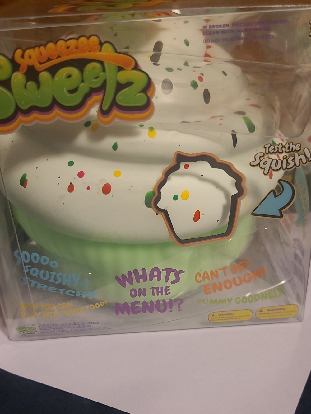 Squeezee Sweetz Green Cupcake
